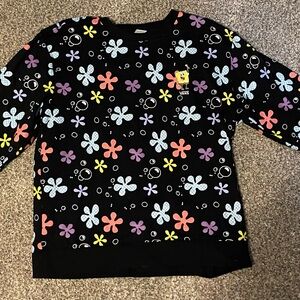 Spongebob floral sweatshirt